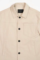 RUSSELL BEIGE MEN'S SHACKET