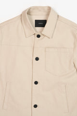 RUSSELL BEIGE MEN'S SHACKET