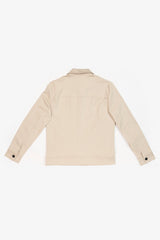 RUSSELL BEIGE MEN'S SHACKET