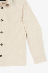 EZEKIEL BEIGE MEN'S OVERSHIRT