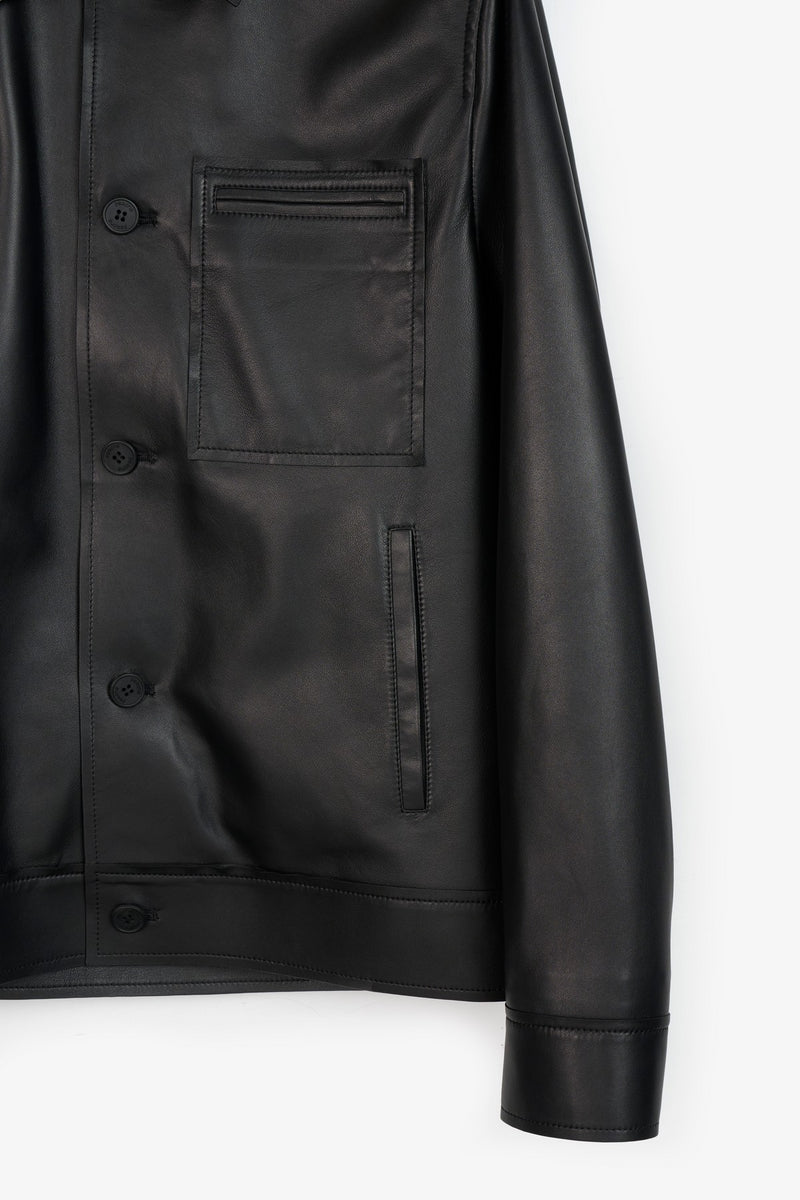 Black Apollo Leather Jacket