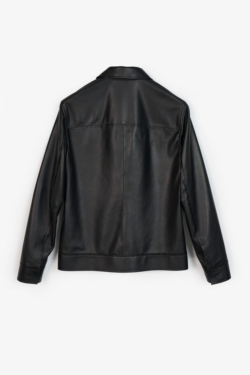 Black Apollo Leather Jacket