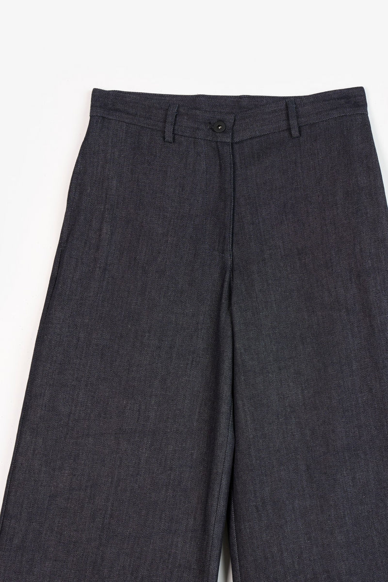 Navy Helena Womens Trousers & Denim