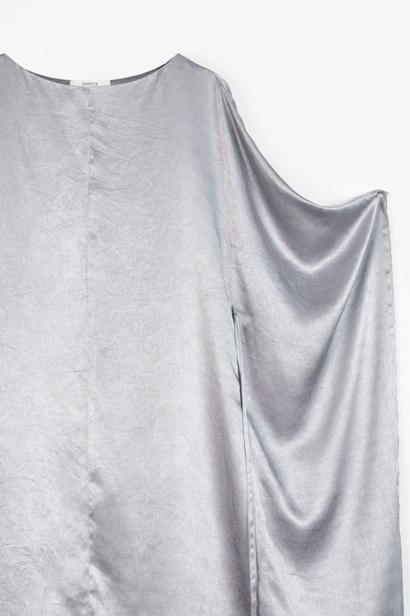 Metallic Grey Janet Women Dress
