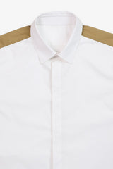 JOSS WHITE & OLIVE MEN'S SHIRT