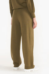 ALEENA OLIVE WOMEN'S KNIT PANTS