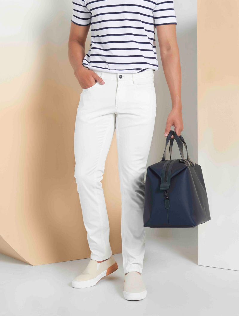 White Isaac Denim Pant