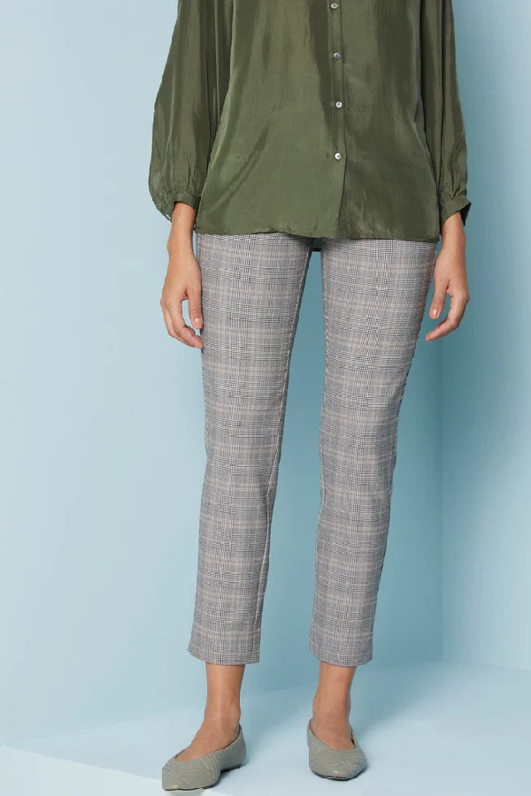Beige-Black Larae Trouser