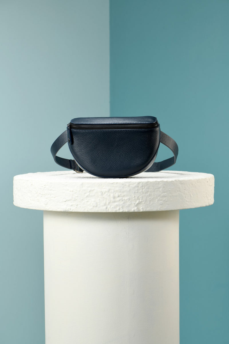 Navy Leah Belt Bag