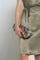 Dark Olive Mie Evening Clutch