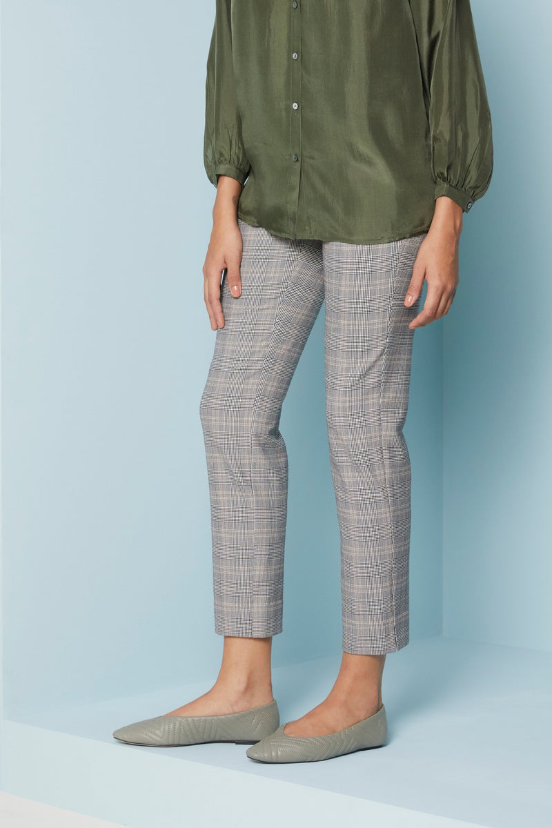 Beige-Black Larae Trouser