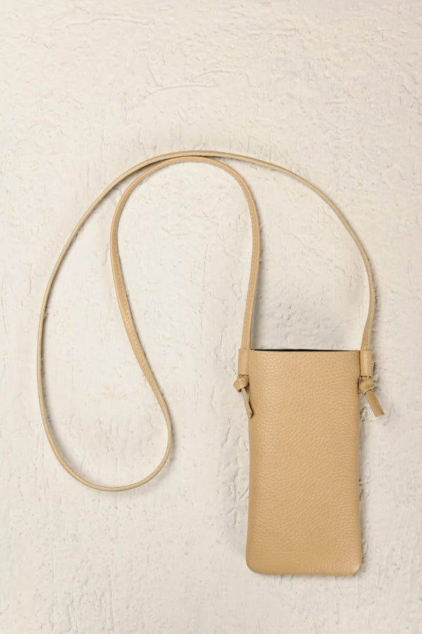 String Tan Clare Crossbody Bag