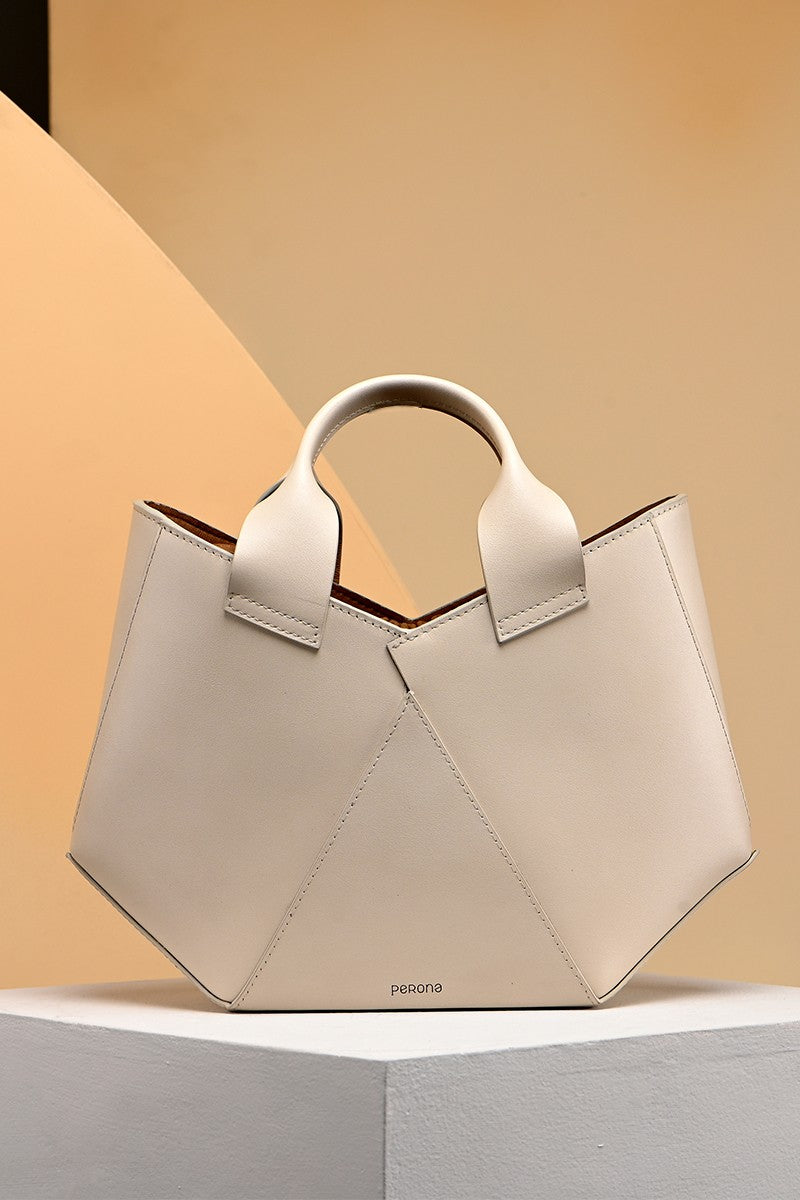 White Tori Evening Bag