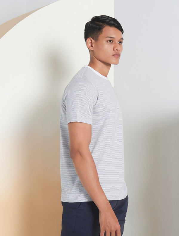 Grey Stripe Keagan T-Shirt