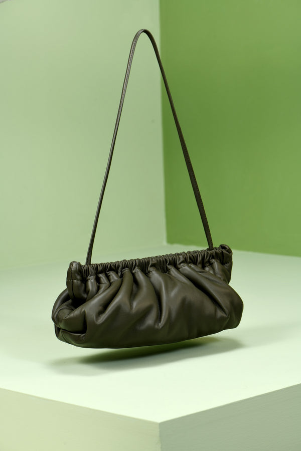 Burnt Olive Biana Evening Clutch