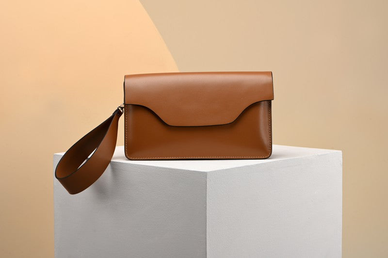 Saddle Brown Kaiya Evening Bag