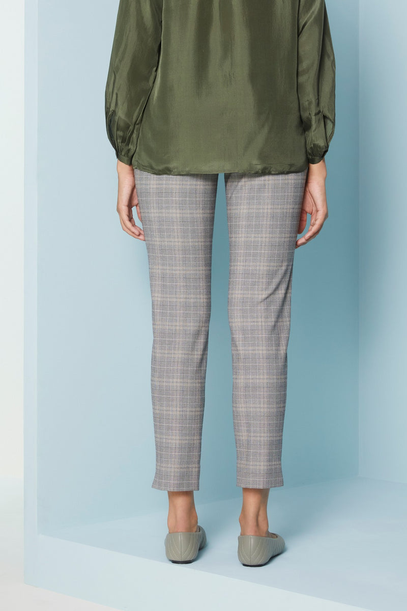Beige-Black Larae Trouser