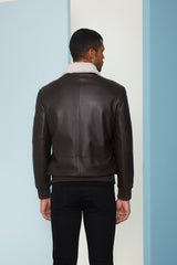 Dark Brown Justin Leather Jacket