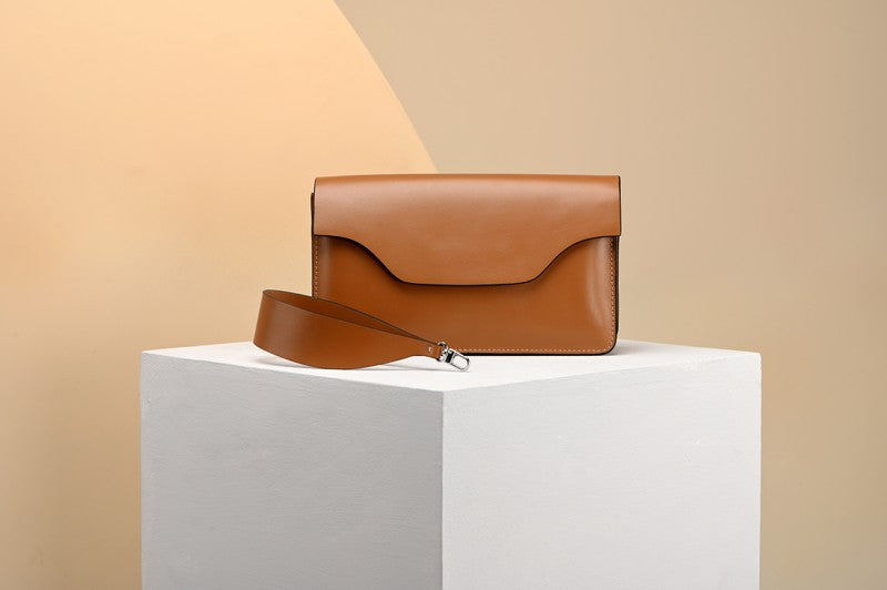 Saddle Brown Kaiya Evening Bag