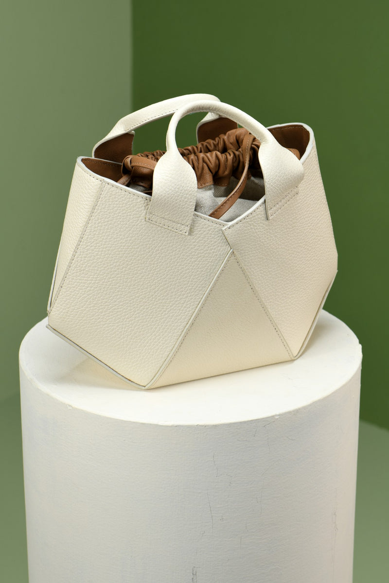 White Tori Evening Bag