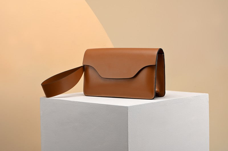 Saddle Brown Kaiya Evening Bag