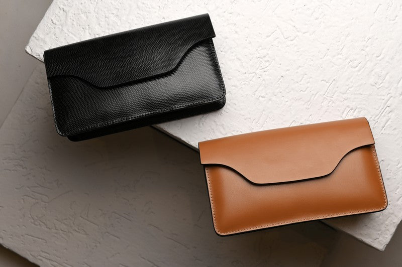 Saddle Brown Kaiya Evening Bag