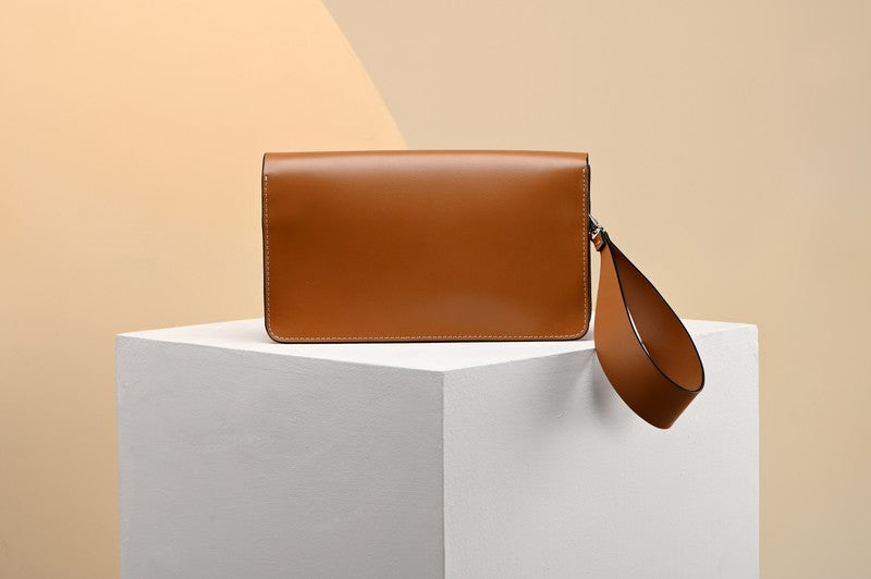 Saddle Brown Kaiya Evening Bag