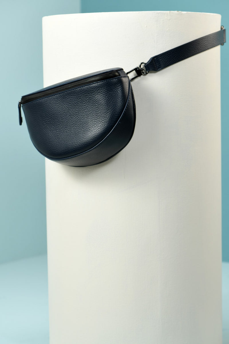 Navy Leah Belt Bag