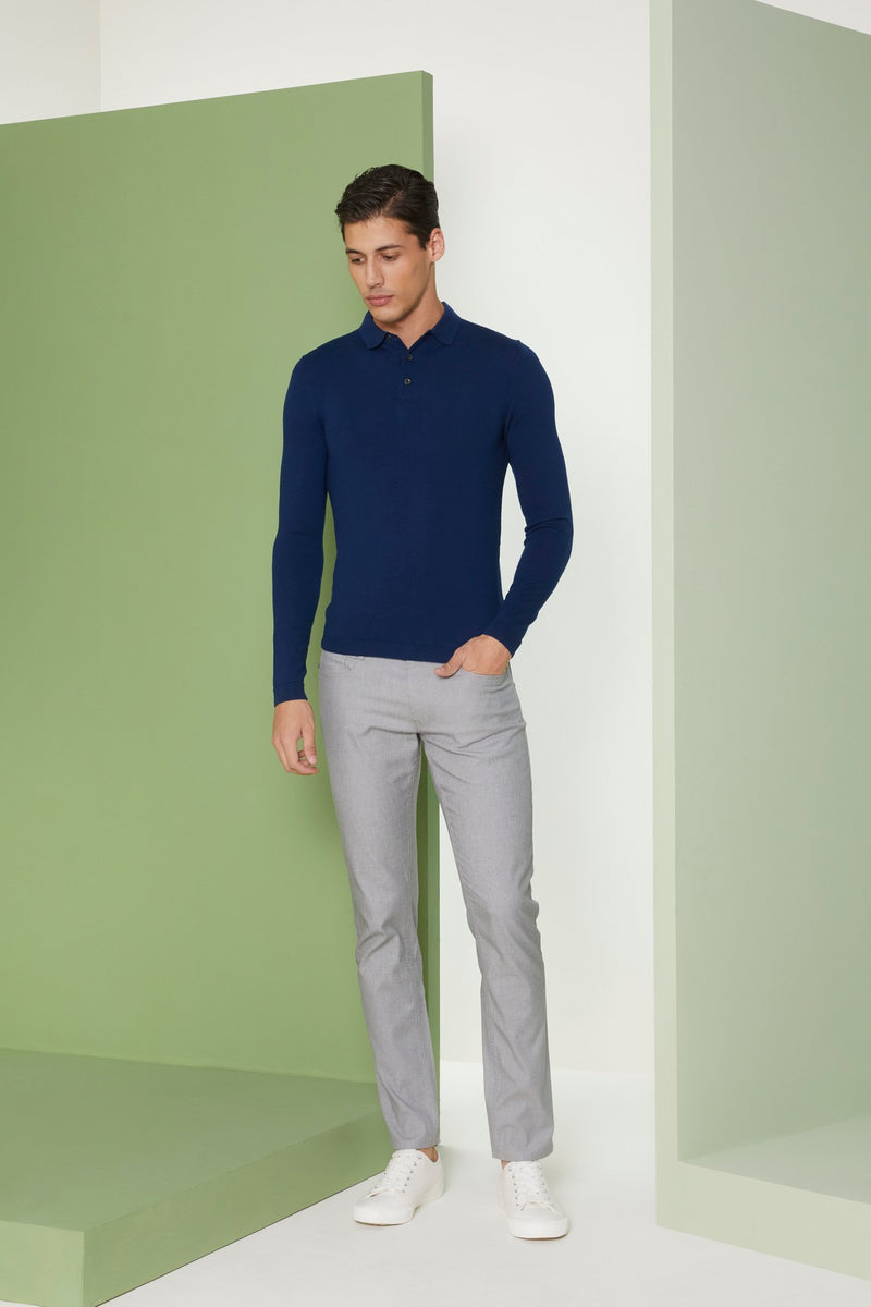 Navy Wade Sweater