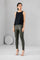 Black Ira Leather Legging