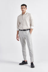 EMMETT LIGHT GREY MEN'S TROUSER