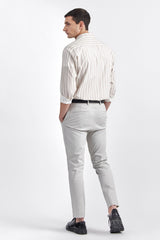 EMMETT LIGHT GREY MEN'S TROUSER