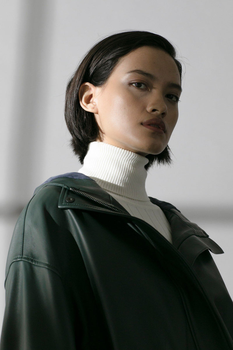 Racing Green Susan Leather Jacket