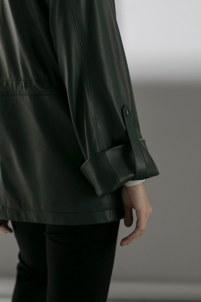 Racing Green Susan Leather Jacket