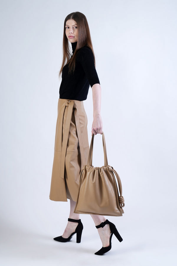 Camel Zendaya Tote Bag