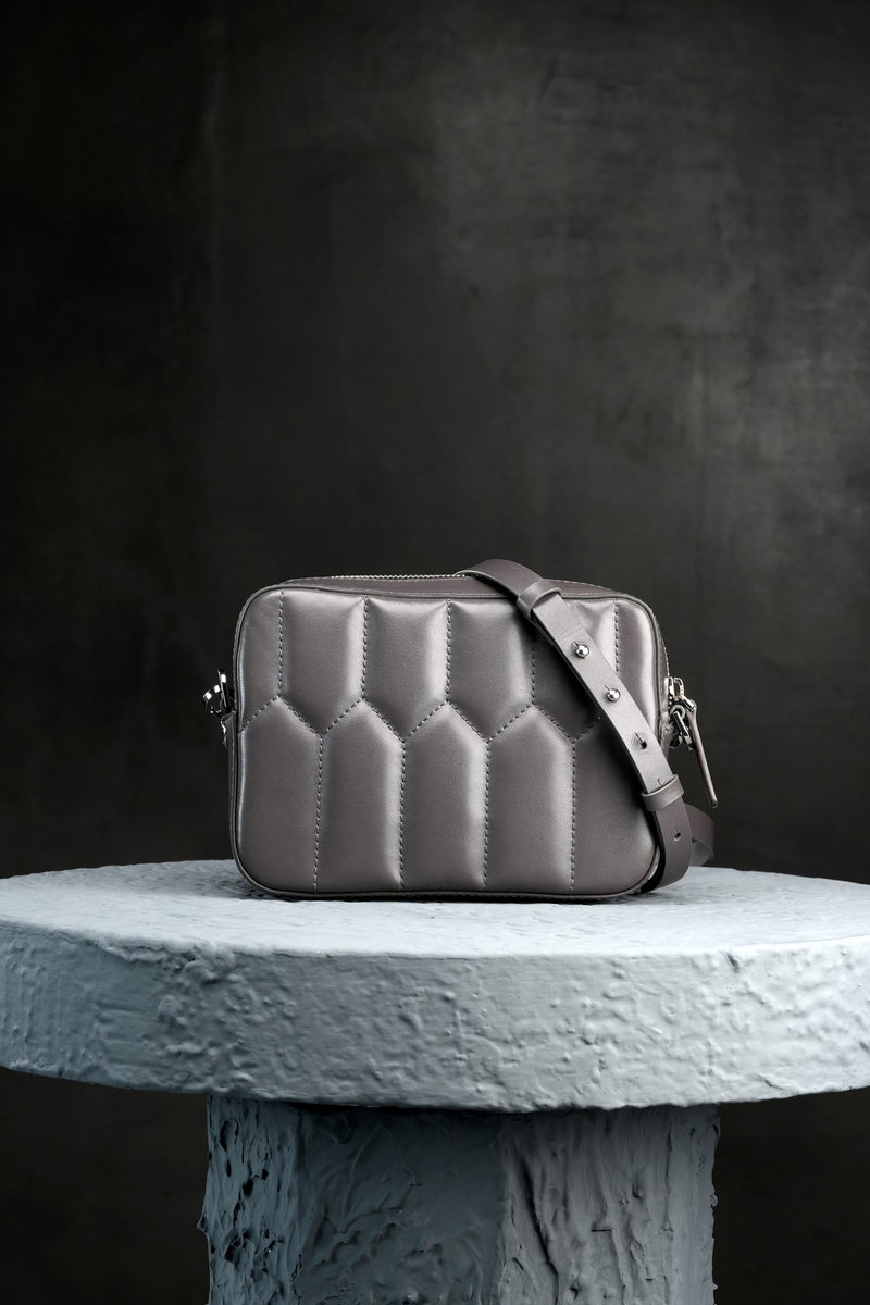 Grey Raven Cross Body Bag