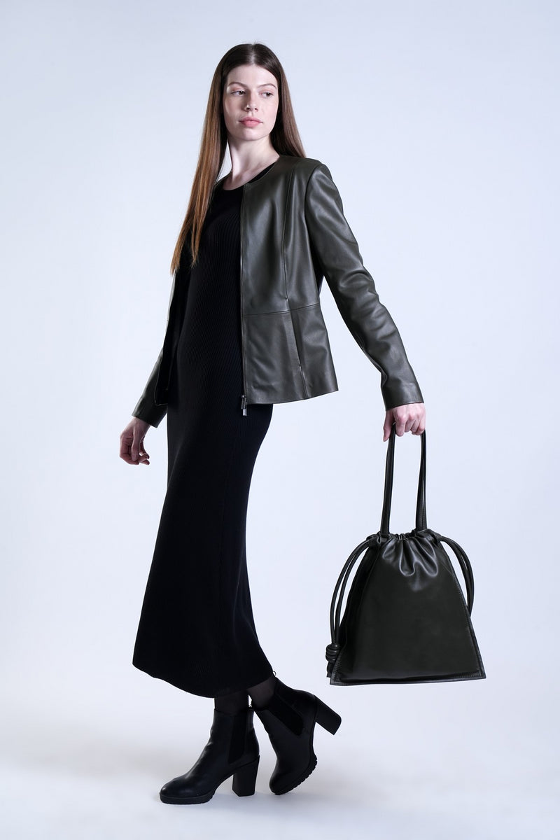Dark Olive Zendaya Tote Bag