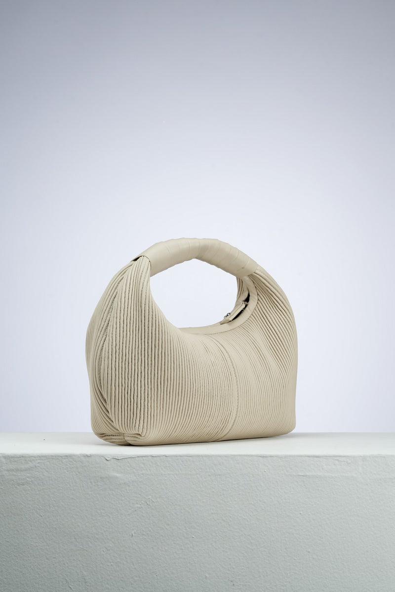 Chalk Camellia Evening Clutch