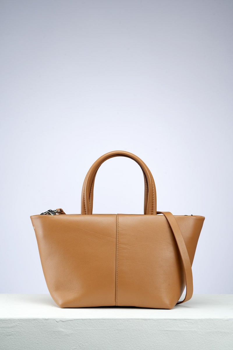 String Tan Shea Evening Bag/ Shoulder Bag