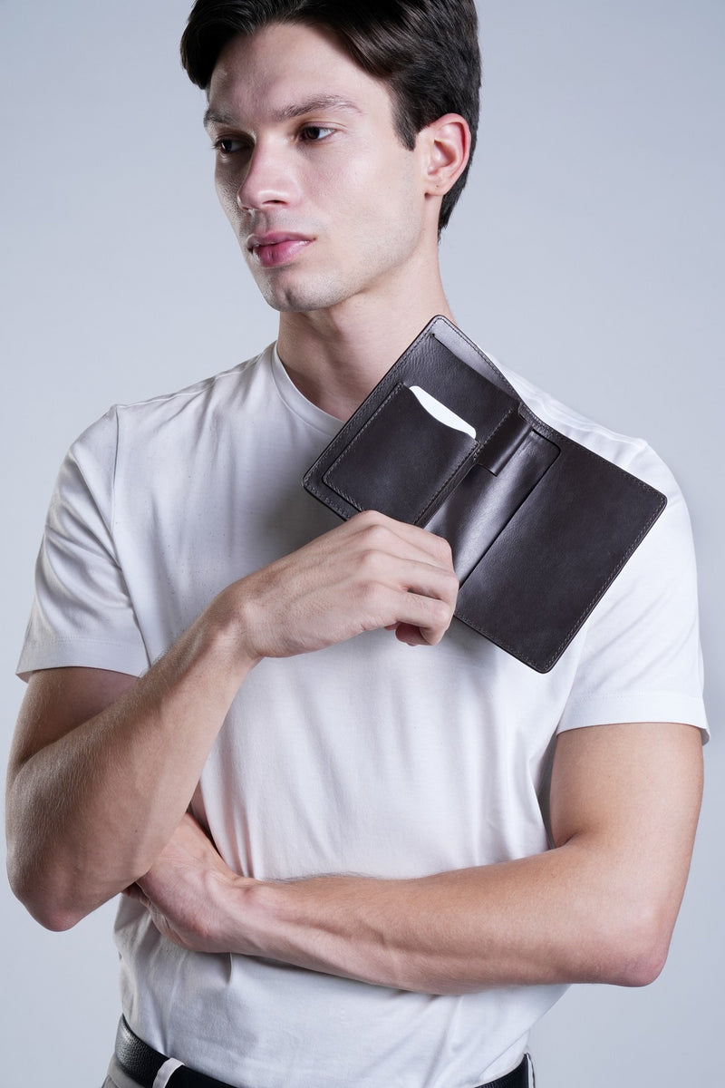Brown Hinata Passport Holder