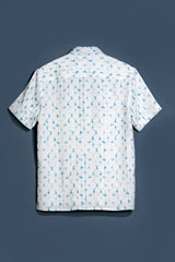 Teal Print Alvaro Printed Shirt