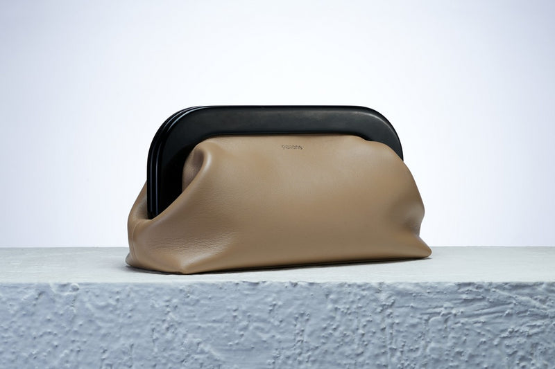 Beige Sabrina Evening Clutch