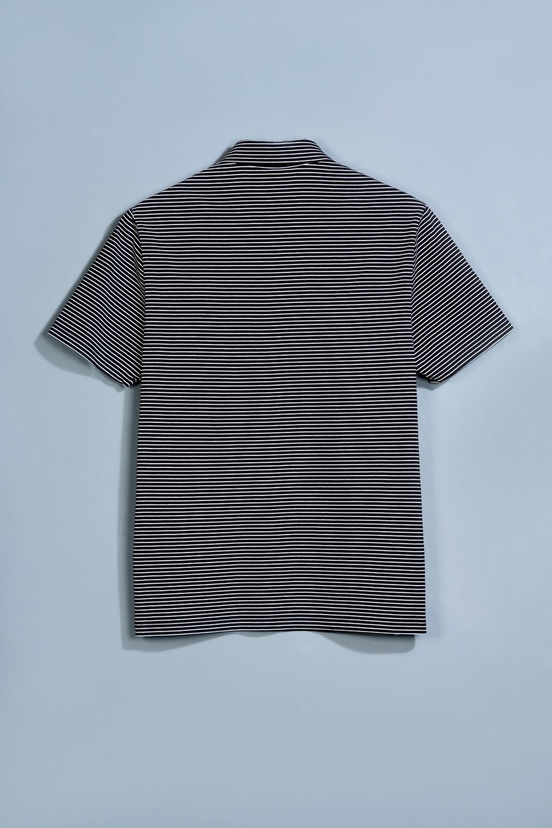 Black Stripe Pierce T-Shirt