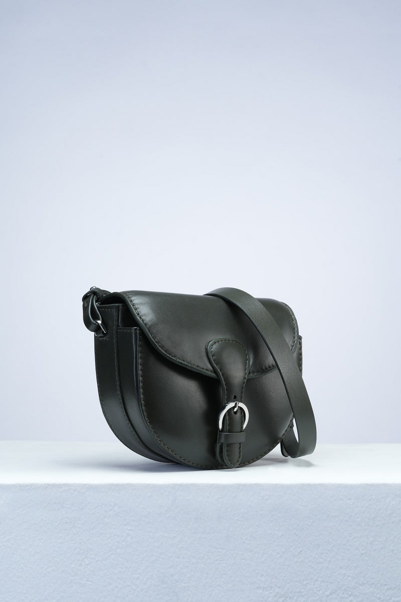 Dark Olive Ashlyn Crossbody Bag