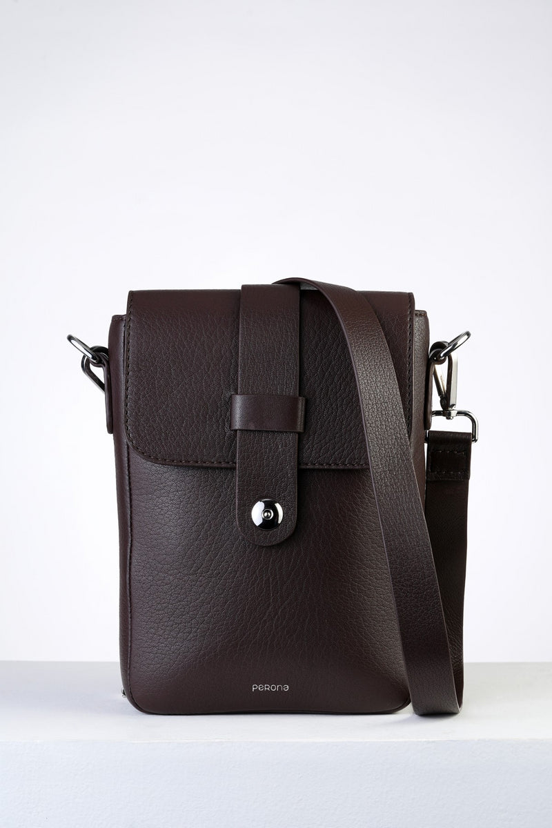 Brown Ceron Messenger Bag