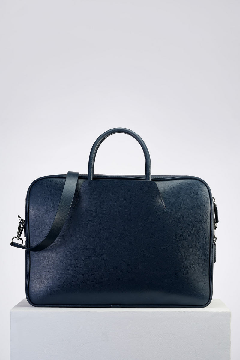 Navy Aries Briefcase Bag