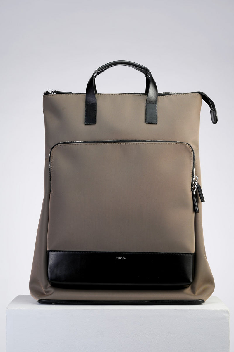 Taupe / Black Tucker Backpack