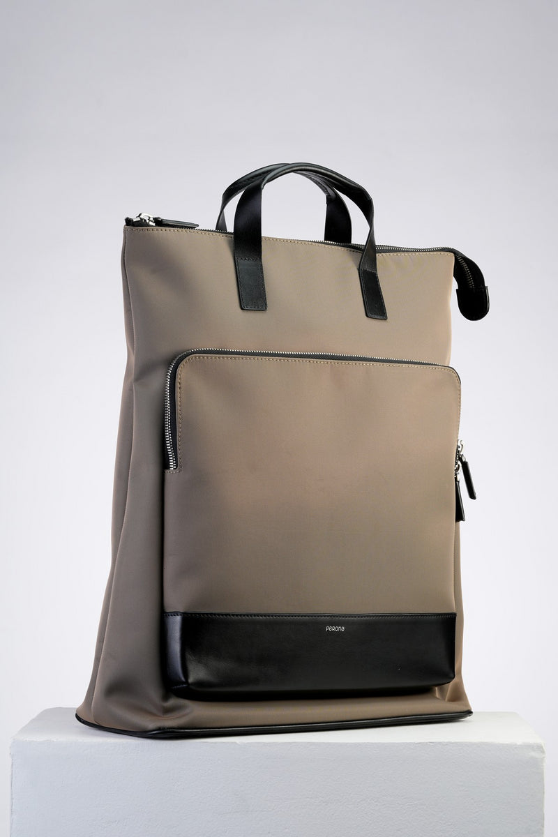 Taupe / Black Tucker Backpack