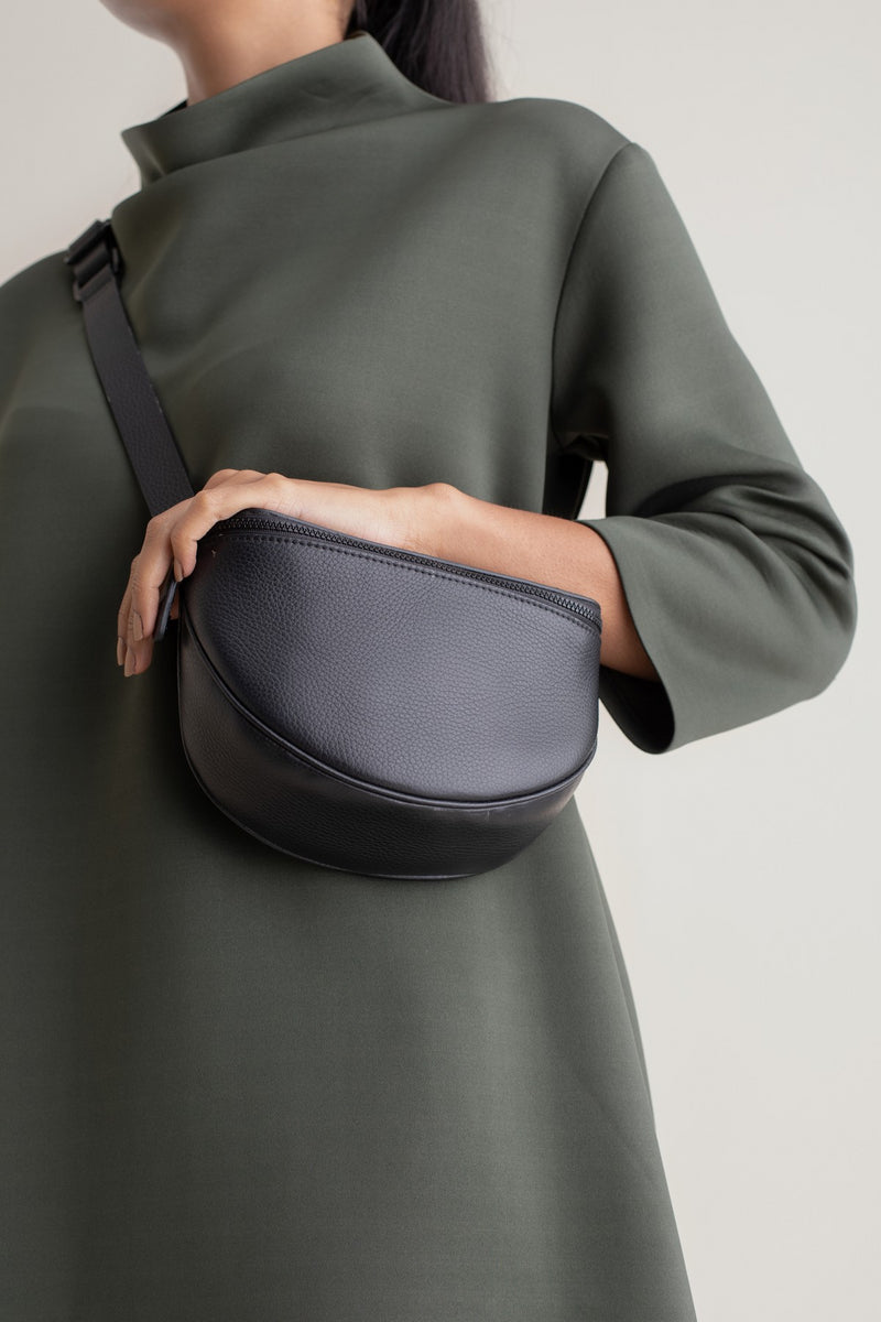 Black Leah Belt Bag