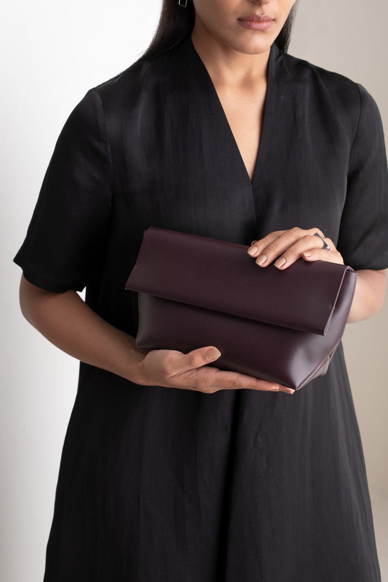 Wine Lwa Evening Clutch
